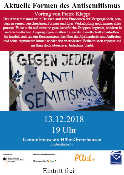 Vortrag Antisemitismus